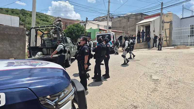 Balacera en colonia Villas del Tec en Parral 3